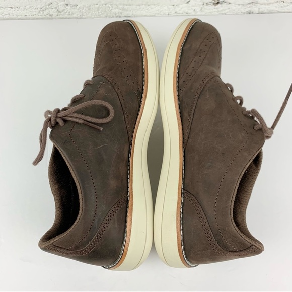 Red Wing Worx Steel Toe Wingtip Lace Up Oxford Shoes Woman’s 10 Men’s 9 - Picture 10 of 11